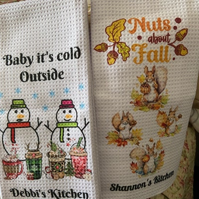 Witches Haunted Kitchen Towels - Etsy