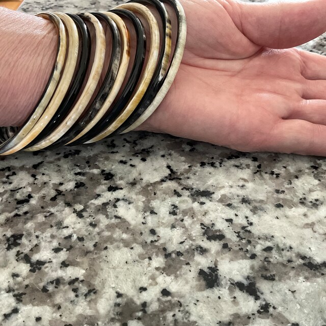 Horn Bangle Bracelets #9900 | www.horn.jewelry