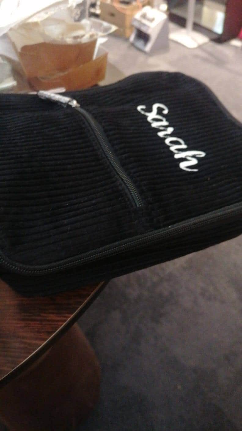 Personalised Retro Corduroy Lunch Bag