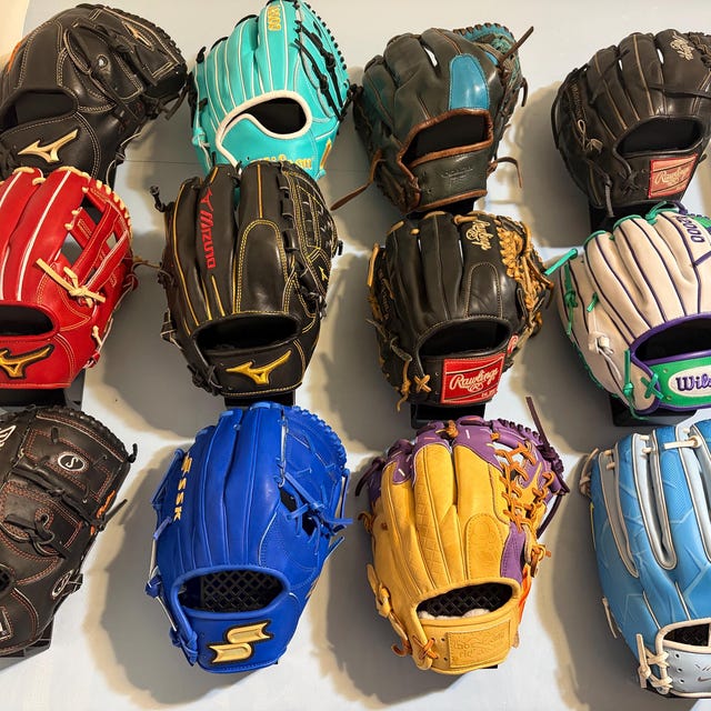 Support Mural En Bois Gant De Baseball - Porte-caddie Artisanal Américain