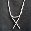 Sterling Silver Skull Pendant Necklace - Etsy