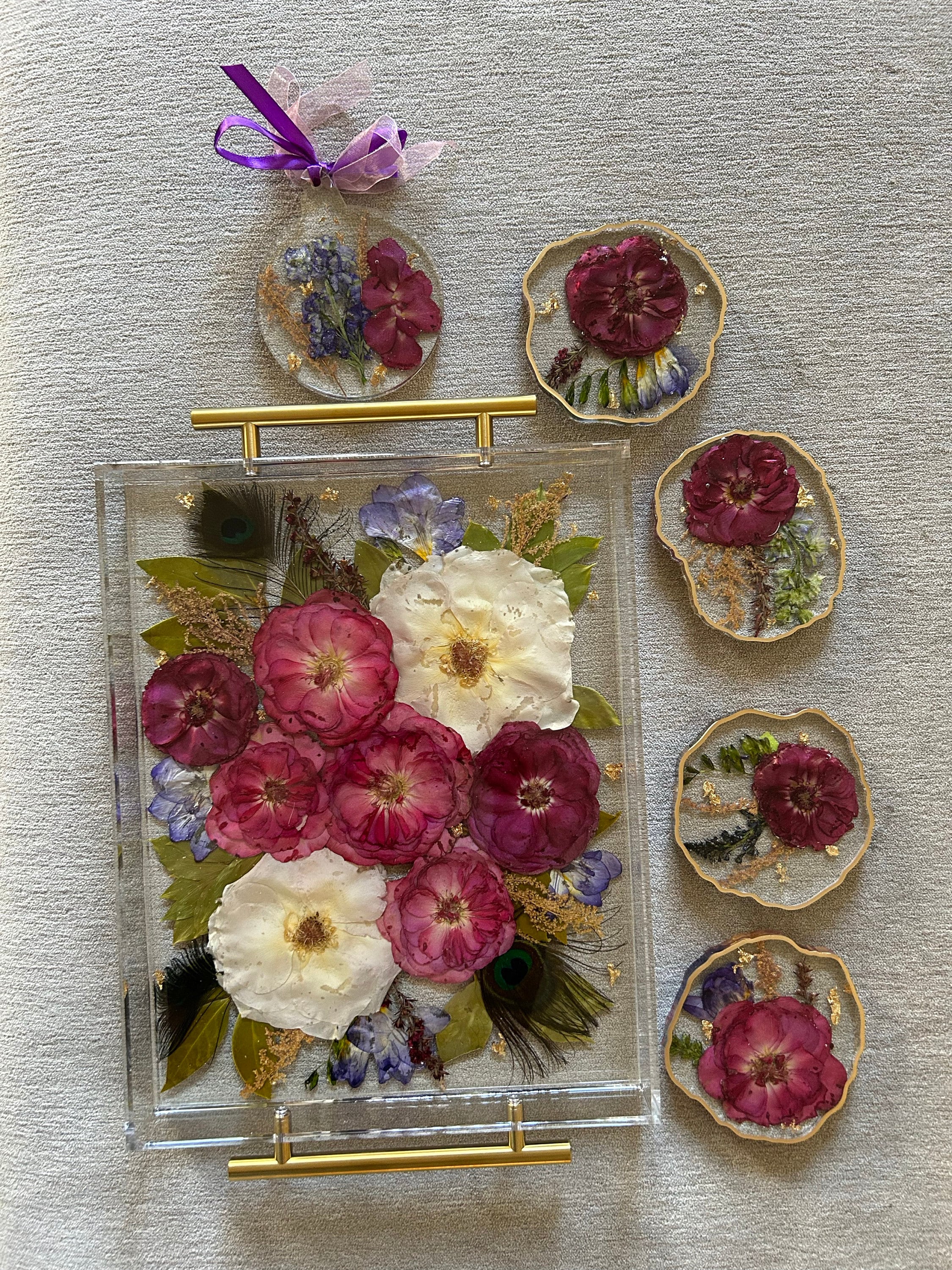 Preserved flowers from Skyylr's etsy review