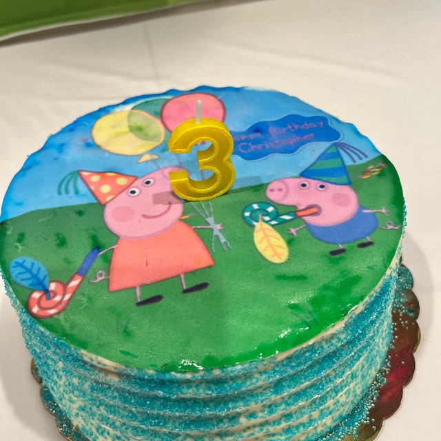 Peppa Pig Children Preschool Cake Topper UK