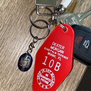 Dexter Michael C Hall Keyring // Bag Tag *Great Gift*