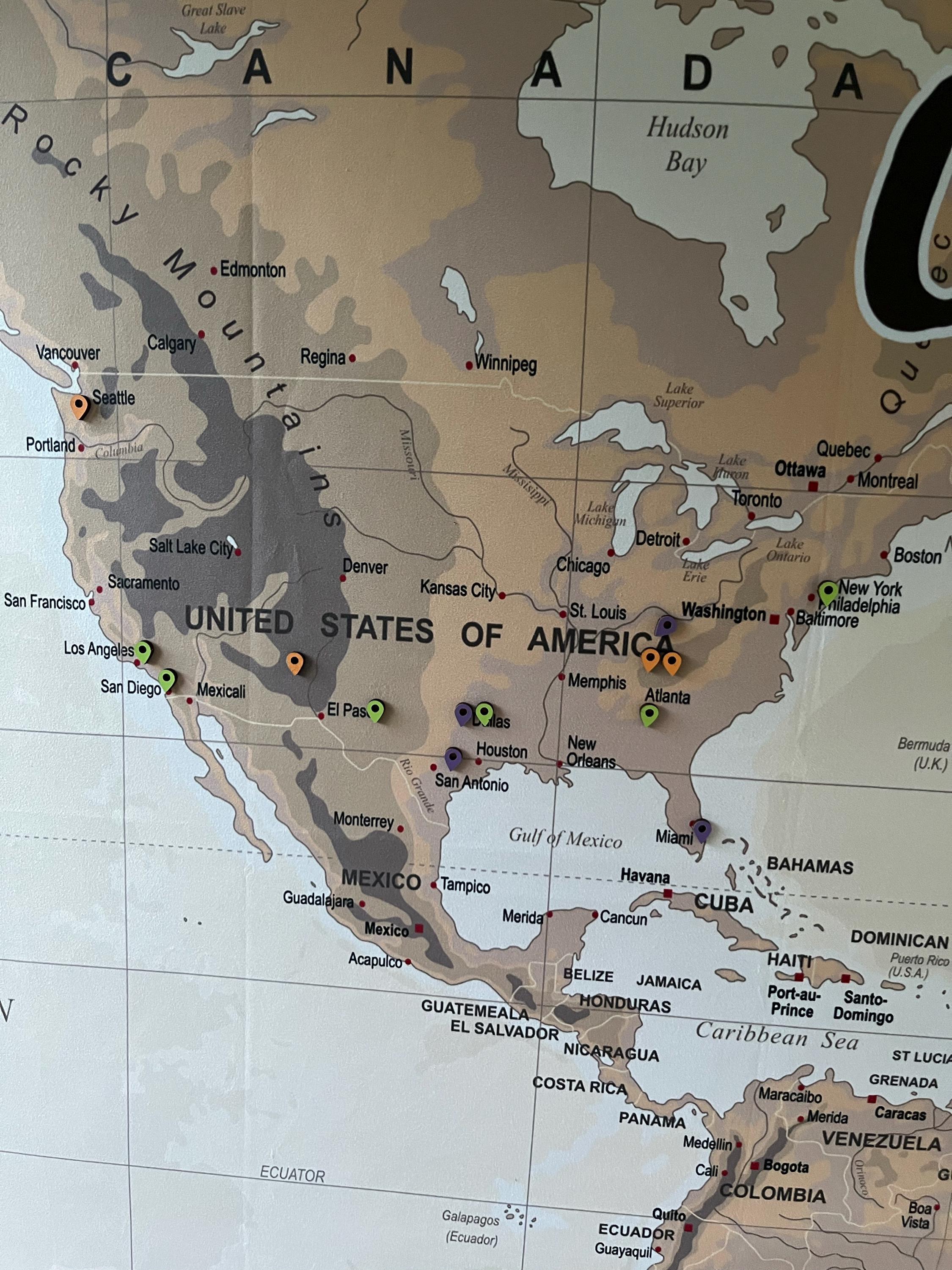 Geolocation Sticky Pins