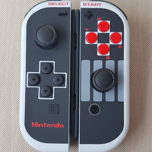 Custom Nintendo Controller Custom NES Nintendo Themed Nintendo Switch Joy-con Joycon Controllers ...