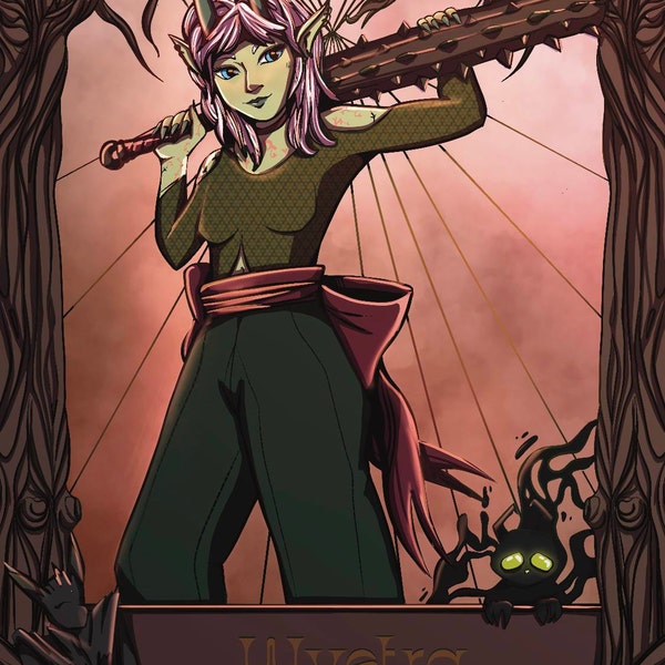 Fillable Custom NPC Cards // RPG Digital Download // Dungeons and ...