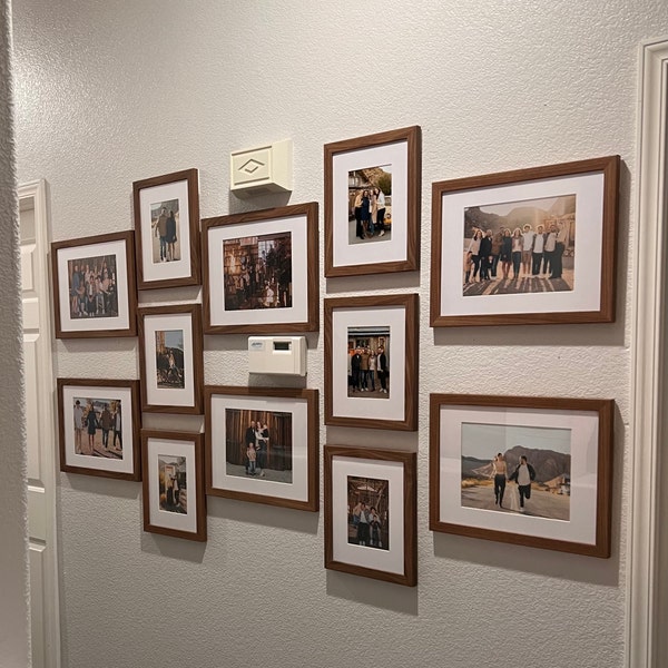 12 Piece Large Rectangle Gallery Wall Frame Set - Modern Photo Frame ...