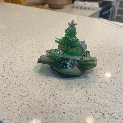 Sea Glass Angel Ornament - Etsy