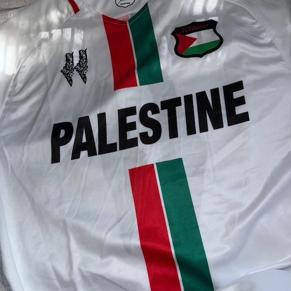 Palestine 48 Sustainably Made American Football Jersey, Palestine Flag, Ethically Produced