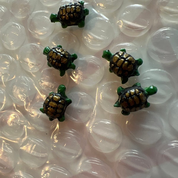 Turtles-set of 4 Turtles- Micro-mini Turtles-ooak-made to Order - Etsy
