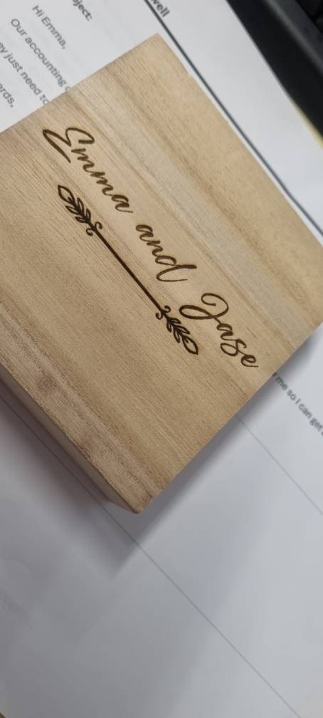 Pull Out Photo Box | Unique Photo Album | Image Box | Photo Album Alternative | Memory Trinket Wooden Box | Gifts for Couples