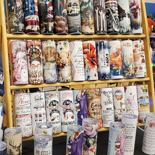 20 Ounce 3-shelf Tumbler Display - Etsy