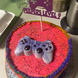 Custom Video Game Cake Topper Video Game Themed Party - Etsy