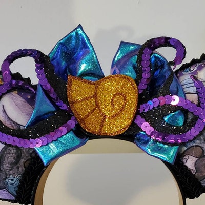 Ursula Ears/ Little Mermaid Inspired Ears/ Mickey Ears/ Minnie Ears ...