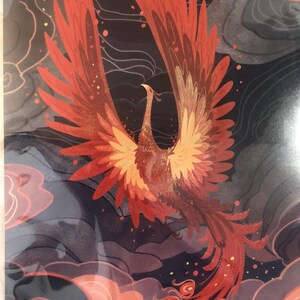 Phoenix of the Night 8x12 Art Print - Etsy Israel