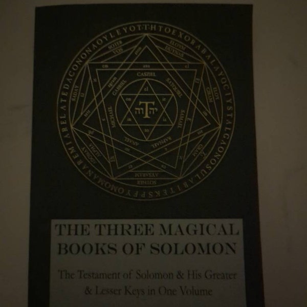 The Three Magical Books of Solomon - Occult Book, Goetia, Black Magic