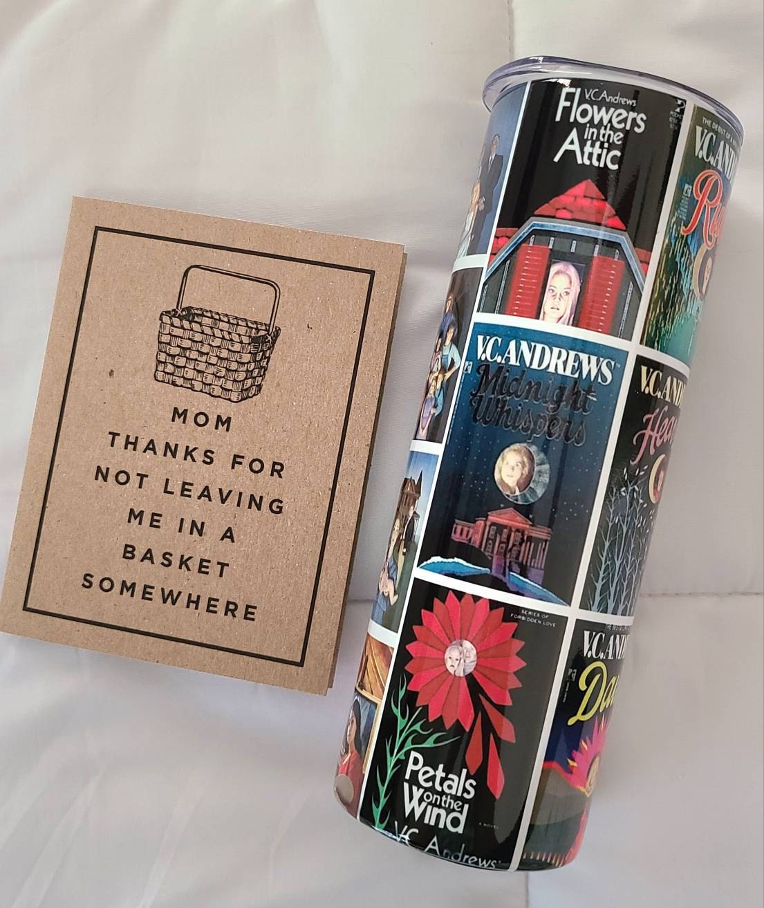 Sassy Mother&#39;s Day Card from Son or Daughter - Mother&#39;s Day Gift For Mom - Thanks for Not Leaving Me in a Basket - Kraft Greeting Card