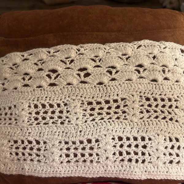 Crochet Shawl Pattern - GRACE, Lace Crochet Wrap, Rectangle Shawl, Lace ...