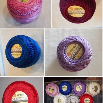 Yarn Yarnart Canarias Yarn 100% Cotton Yarn Mercerized Cotton Sling ...