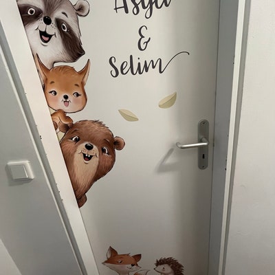 Little Deco Wandtattoo Waldtiere Set – Selbstklebende Deko Fürs Kinderzimmer, Rückstandslos Entfernbar