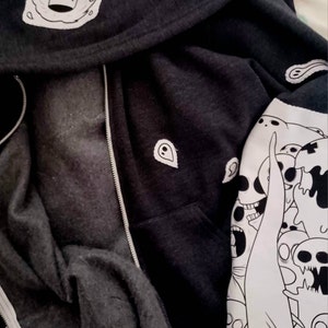 【U LAN】Dayoff Printed Over Hoodie Vintage Recon Stash All Over Print Hoodie Sweater Futura NYC