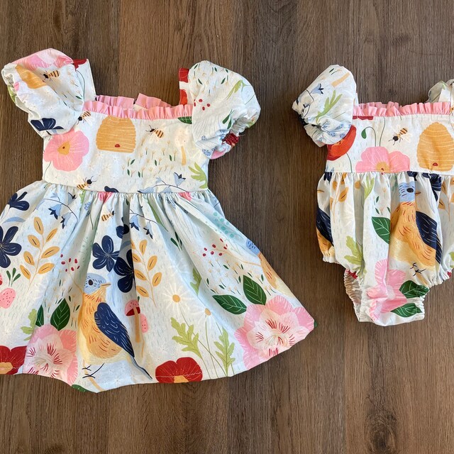 Baby Jasmineページ Jasmine Baby Dress and Romper PDF Digital Sewing Pattern - Etsy