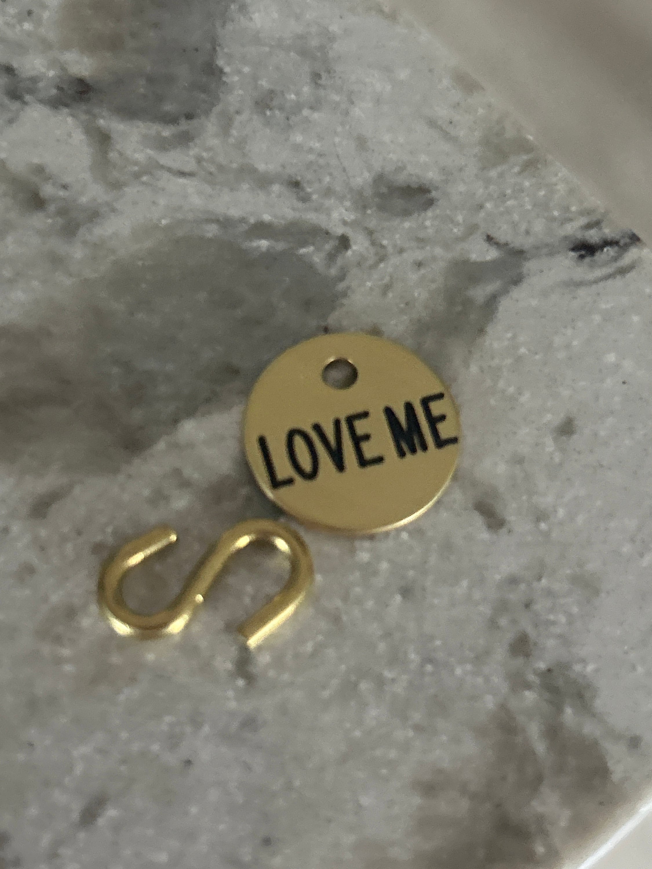 BRIDLE TAG THICK Halter- Small 3/4&quot; Custom Engraved Solid Brass or Nickel Silver