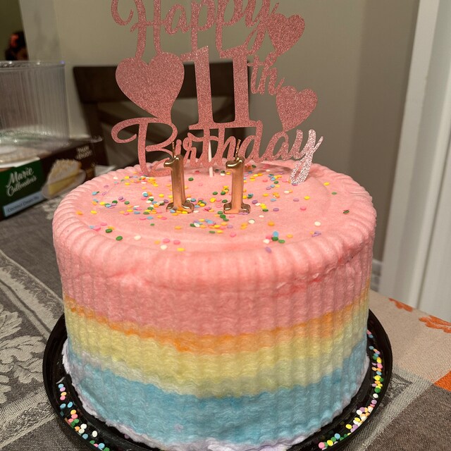 Rainbow Cotton Candy Cake, Cotton Candy Party Cake, Unicorn Theme Party, Sweet 16, Cloud Cake, Unique, Food Allergy Friendly, Gluten Free - Etsy