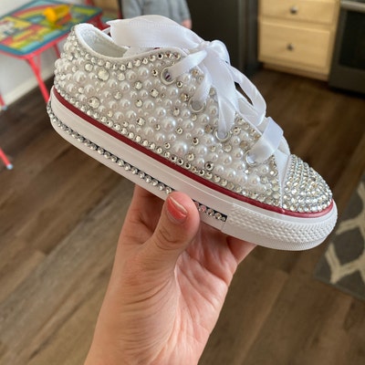 Infant and Toddler Bling Converse - Etsy