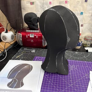 マネキンヘッドの型紙とガイド - A4とUSレターサイズ - 即時デジタル