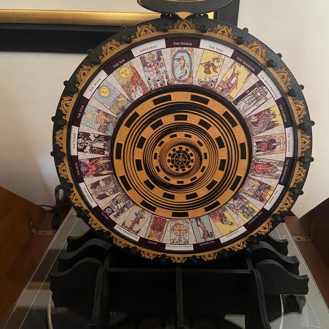 Wheel of Fortune, Spinning Tarot - Etsy
