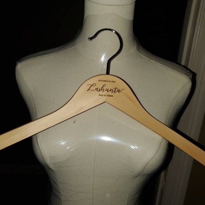 Custom Bridal Hanger Bridesmaid Hangers Personalized Wedding Dress ...