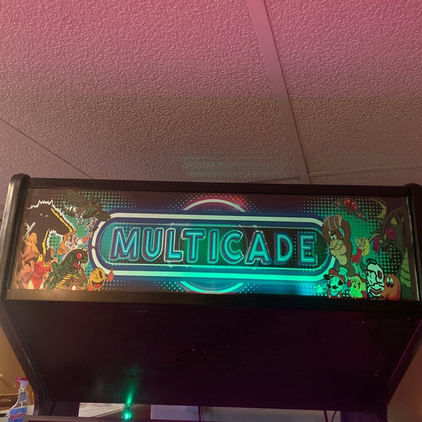 Mame Arcade Multicade Marquee for Reproduction Header/backlit Sign - Etsy