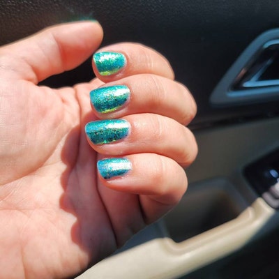 Nail Polish turning Tides A Pale Aqua Blue Jelly - Etsy