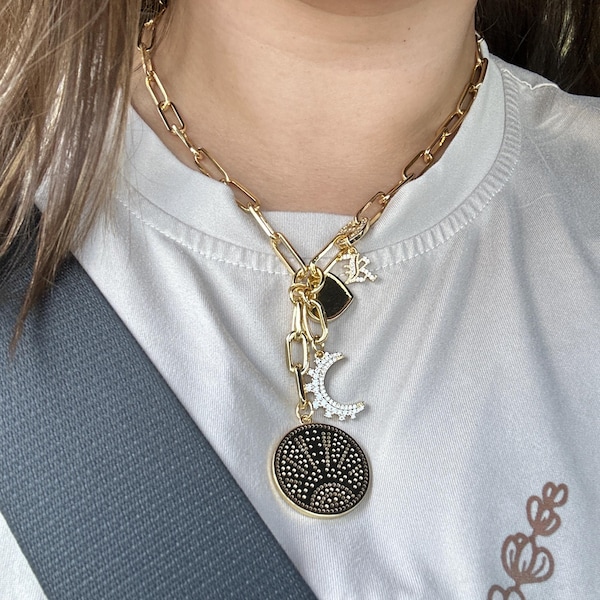 Personalized Protection Talisman Necklace - Etsy