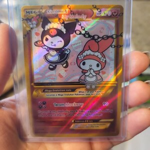 Kuromi & Melody Fanmade | Pokémon Trading Card - Etsy