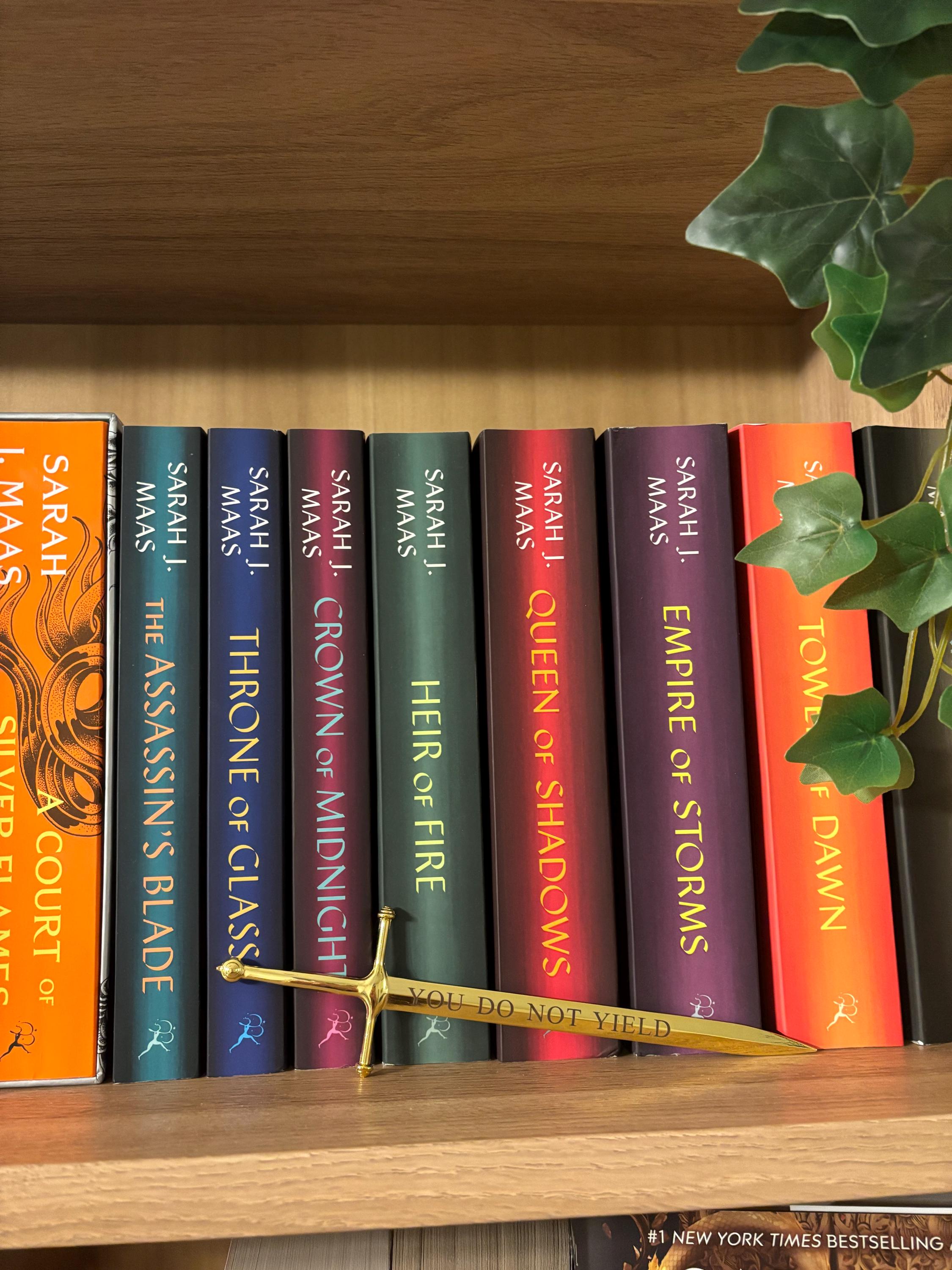 Throne Of Glass Sword Bookmark & ACOTAR Letter Opener