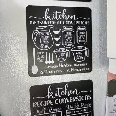 Farmhouse Printable Wall Art Kitchen Measurement Conversions Chart JPG ...