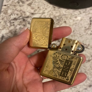 Henry Zippo High Polish Brass (Engraved) Lighter – Henry Outfitters