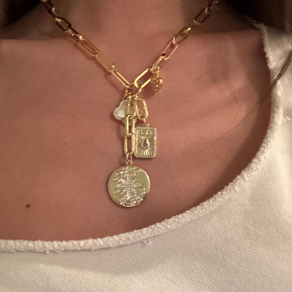 Personalized Protection Talisman Necklace - Etsy