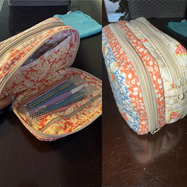 Many Ways Pouch Sewing Pattern: Double Zip Pouch With Pockets (PDF ...