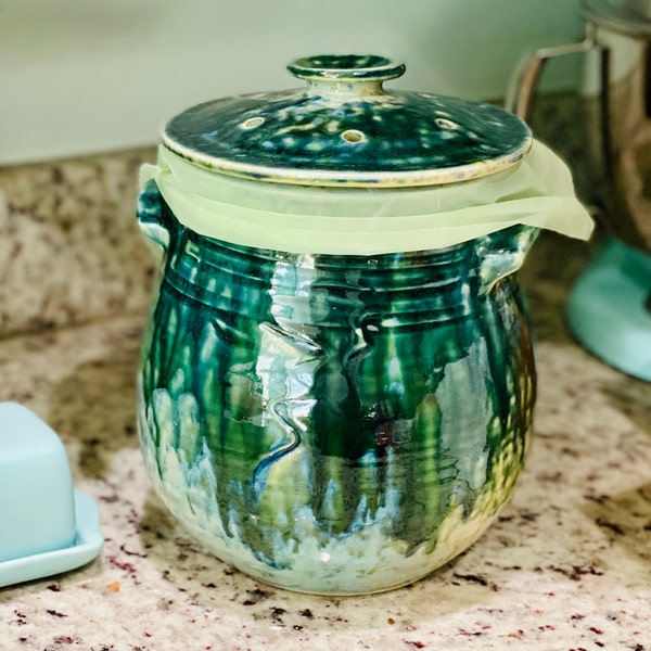 Pottery Compost Pot / Compost Bin / Composting / Pottery Jar /pottery ...