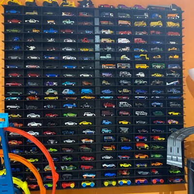 BLACK Toy Car Display Case for 100carsmatchbox Car Storagetoy Car ...