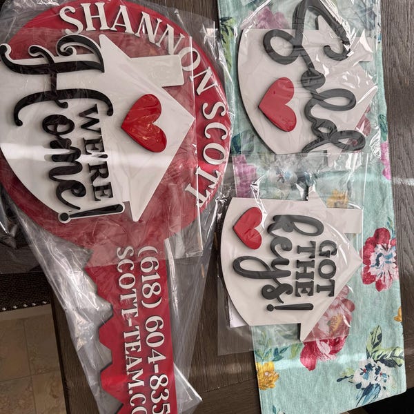 Interchangeable REALTOR Key Prop, REALTOR Key Sign, Sold Sign for ...