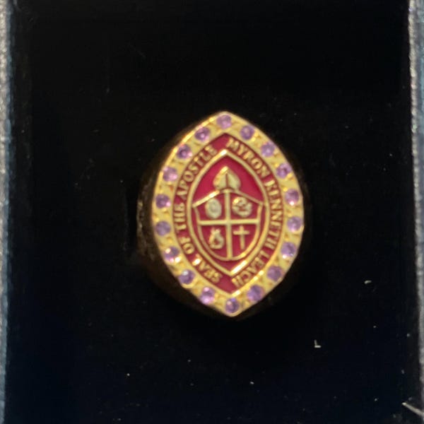 Bishop Ring With Papal Coat of Arms – Pope Francis Inspired Cross Ring ...