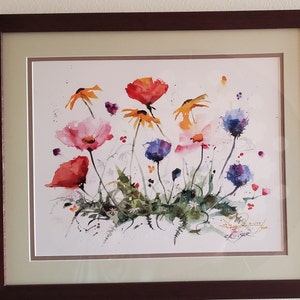 WILDFLOWERS Watercolor Floral Print by Dean Crouser - Etsy Canada
