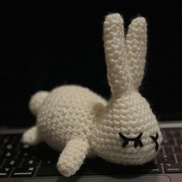 Moon Rabbit | Amigurumi Crochet PDF Pattern | Standing Bunny + Sleeping ...