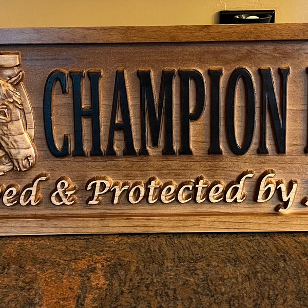 Horse Stall Ranch Sign Horse Barn Decor Rustic Wood Sign Personalized ...