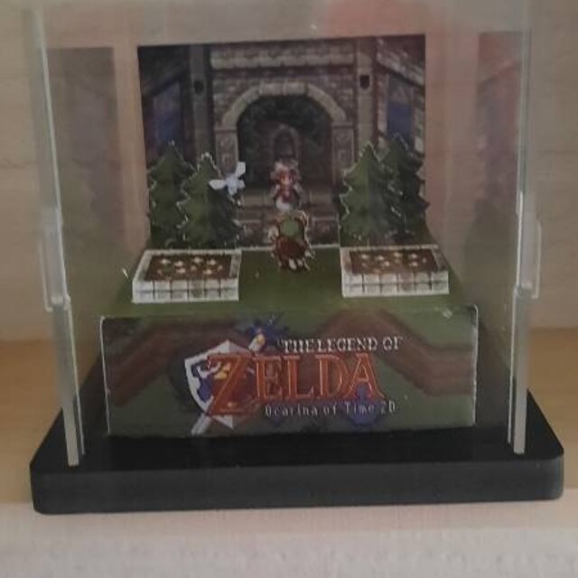 Onedrop diorama クリア Zelda Ocarina of Time Cube - DIY Diorama Cube Papercraft